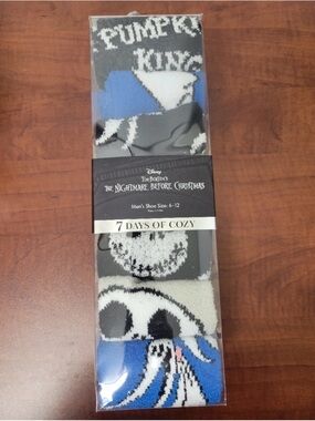 Disney Nightmare Before Christmas 7 Days Of Cozy Socks NIB